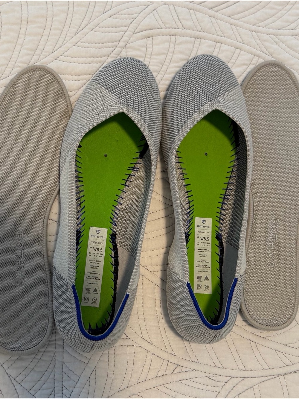 Rothy's Women's Sea Glass Flats 8.5